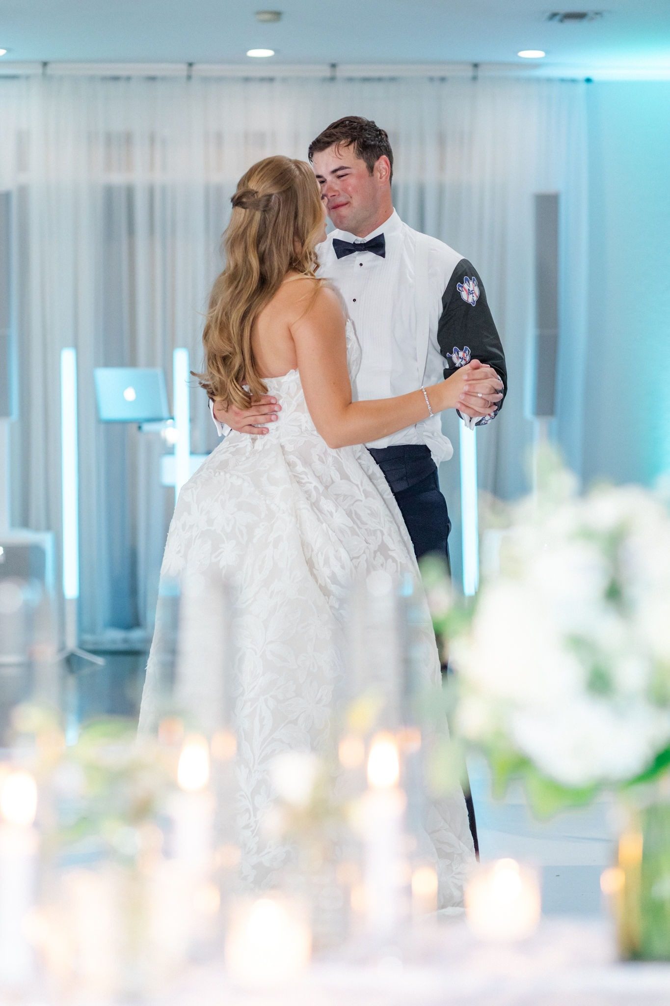 A candlelit first dance